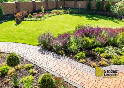 Landscaping Maintenance - Landscape Design - Brick Walkway - Greensboro